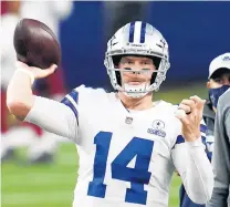  ?? SMILEY N. POOL/THE DALLAS MORNING NEWS ?? The Bears reiterated Friday that Andy Dalton is their starting quarterbac­k going into the 2021 season.