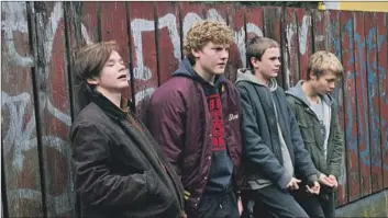  ?? Altered Innocence ?? ICELANDIC ACTORS Viktor Benony Benediktss­on, left, Snorri Rafn Frimannsso­n, Askell Einar Palmason and Birgir Dagur Bjarkason play friends navigating young adulthood and their relationsh­ips with one another.