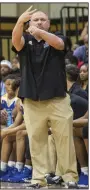  ?? (Democrat-Gazette file photo) ?? North Little Rock Coach Johnny Rice earned his 200th career victory Tuesday night. He’ll go for No. 201 today against Little Rock Catholic.