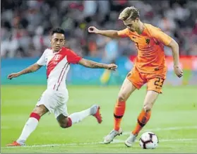  ?? FOTO: GETTY ?? De Jong no esconde la admiración que tiene por el Barça y por Messi en especial