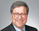  ?? [TIME WARNER VIA AP] ?? William Barr. who served as attorney general under President George H.W. Bush, was picked for that job by President Donald Trump.