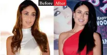  ??  ?? Before
After Kareena Kapoor: The moment she got rid of the brownburnt tresses, Kareena’s career hit high notes with more mature choices like Jab We Met and 3 Idiots.