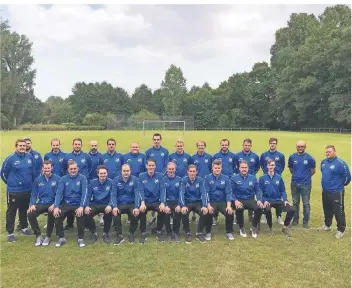  ?? FOTO: TUS KEYENBERG ?? Die Mannschaft des TuS Keyenberg startet in der neuen Spielzeit in der Kreisliga D.