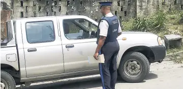  ??  ?? Think of the ‘give me a bly’ syndrome. On the face of it, this is a harmless, even charming request, especially when you’re stopped for speeding. ‘Haffisa, gi me a bly nuh?’