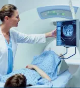  ??  ?? A CT scanner can be used to diagnose a wide range of injuries and diseases.
