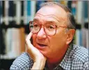  ?? Associated Press photo ?? In this 1994 file photo, American playwright Neil Simon answers questions during an interview in Seattle, Wash.