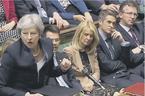  ?? PICTURE: AFP/ GETTY IMAGES ?? Theresa May made the comments during Prime Minister’s Questions yesterday