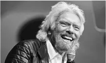  ?? PHOTO: REUTERS ?? The Virgin Group, run by Richard Branson, announced on Thursday that it was investing in Hyperloop One