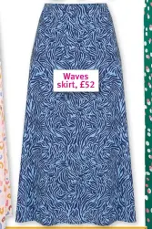  ??  ?? Waves skirt, £52