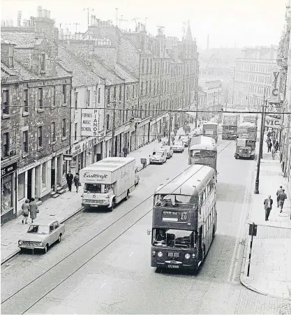  ??  ?? Victoria Road, seen in 1968, was once known as Bucklemake­r Wynd after the buckles that were the fashion.