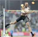  ?? FOTO: AP ?? Barshim, mejor marca del año