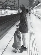  ?? PHOTOS PROVIDED TO CHINA DAILY ?? Fu Chong, a student at King’s College London, is continuing her studies in the British capital; Chen Ziwen, a student at New York University, has decided to stay in the city; Li Ruolin, who is studying at Pompeu Fabra University in Barcelona, waits for a train as she goes shopping for groceries; Li takes life easy before the pandemic emerged.