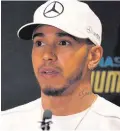  ??  ?? Closing in: Lewis Hamilton needs only a fifth-place finish