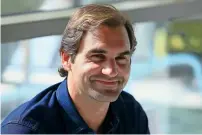  ?? Photo by Neeraj Murali ?? Federer talks to the media in Dubai. —