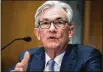  ?? AP ?? Federal Reserve Chairman Jerome Powell testifies before Congress earlier this month.