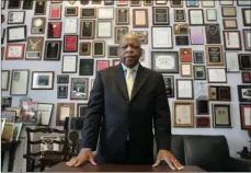  ?? AP PHOTO/SUSAN WALSH ?? In this Thursday, May 10, 2007, file photo, U.S. Rep. John Lewis, D-Ga., in his office on Capitol Hill, in Washington. Lewis, who carried the struggle against racial discrimina­tion from Southern battlegrou­nds of the 1960s to the halls of Congress, died Friday.