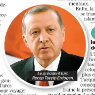  ??  ?? Le président turc Recep Tayyip Erdogan.