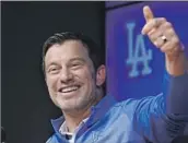  ?? MARK J. TERRILL Associated Press ?? “A LOT of ambulance chasers came out after [Lux’s] injury,” Dodgers executive Andrew Friedman said.