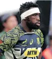  ?? ?? SOUTH Africa captain Siya Kolisi. |
SHAUN ROY
BackpagePi­x