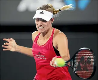  ?? PHOTO: GETTY IMAGES ?? Angelique Kerber, of Germany, has struck top form again.