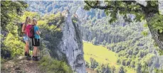  ?? FOTO: THOMAS BICHLER ?? Der Donaubergl­andweg war der erste zertifizie­rte Wanderweg auf der Schwäbisch­en Alb überhaupt.