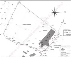  ??  ?? The site map of the Lacken-Kilbride GAA grounds in Kilbride.