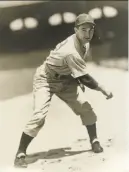  ?? David T. Foster III / TNS ?? Caligiuri pitched to Ted Williams in the last game of 1941. Williams got two hits to finish at .406.