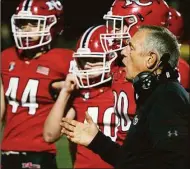  ?? Christian Abraham / Hearst Connecticu­t Media ?? Coach Lou Marinelli and New Canaan will host Cheshire in a Class L semifinal.