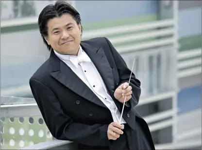  ??  ?? DIRECT STYLE: Conductor Yasuo Shinozaki is a keen supporter of contempora­ry works.