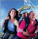  ?? GETTY ?? Researcher­s found riding a roller-coaster can help those with small kidney stones pass them painlessly.