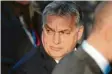  ?? Foto: dpa ?? Der umstritten­e Premier Viktor Orbán rechnet mit einem Ausschluss.