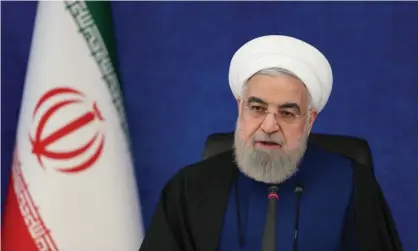  ?? Regulation­s’. Photograph: Anadolu Agency/Getty Images ?? Hassan Rouhani said the people of Khuzestan have the right to ‘protest and even take to the streets within the framework of the