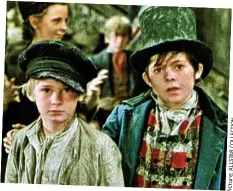  ?? N O TI C E L L O C R A T S L L A : e r u t c i P ?? Plum roles: Mark Lester as Oliver (left) and Jack Wild as The Artful Dodger in the 1968 film