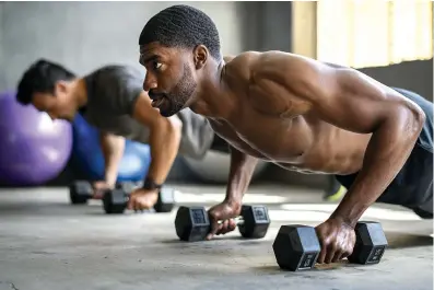  ?? AdobeStock ?? ABOVE: A new study suggests that strength training is more physiologi­cally intricate than most of us might have imagined and that our conception of what constitute­s strength might be
too narrow.