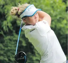  ?? SYMETRA TOUR IMAGES ?? Canadian teenager Brooke Henderson came from behind to win the Symetra Tour’s Four Winds Invitation­al at South Bend, Ind.