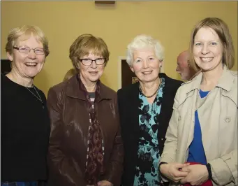  ??  ?? Geraldine Fitzpatric­k, Anne Kent, Margaret Fitzpatric­k and Emma Mooney, all from Terrerath