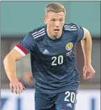  ?? ?? Lewis Ferguson in action for Scotland