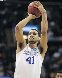  ?? ANDY LYONS/ GETTY IMAGES ?? Canadian- born Trey Lyles gives versatilit­y to the Kentucky Wildcats in their pursuit of the NCAA basketball championsh­ip. The unbeaten Wildcats play Wisconsin in one of Saturday’s semifinals.