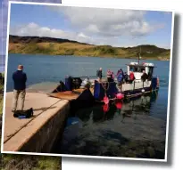  ?? Pictures: Universal Images via Getty ?? The track across Kerrera will connect the north of the island to the middle, so giving access to the ferry