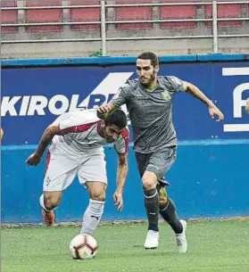  ?? FOTO: UNANUE ?? Zaldua hizo un jugadón para que Concha hiciera el 1-2