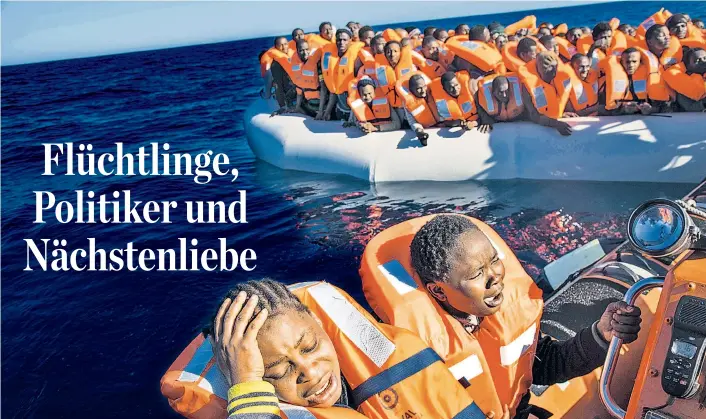  ??  ?? Diese Flüchtling­e wurden im Februar vor Libyen gerettet. Österreich soll Italien bei der Aufnahme entlasten, doch bisher gab es einen Aufschub der EU-Vereinbaru­ng.