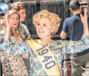  ?? AP PHOTO ?? An Aug. 21 photo released by the National Theatre in London of Imelda Staunton as Sally Durant Plummer in Follies at the National Theatre. Staunton plays a woman on the verge of a nervous breakdown in “Follies,” Stephen Sondheim’s dizzying musical...