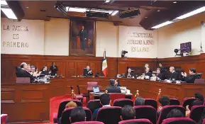  ??  ?? Resolución. La SCJN admitió a trámite la acción de inconstitu­cionalidad.