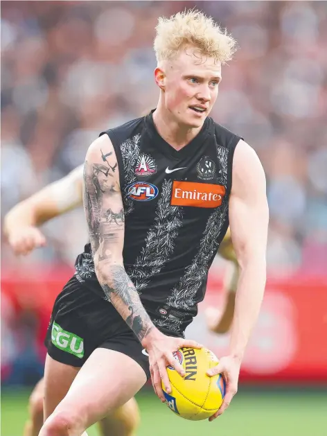  ?? ?? John Noble has committed to the Magpies for the 2022 AFL season. Picture: Michael Klein