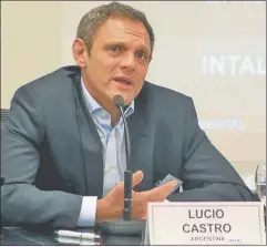  ?? CEDOC PERFIL ?? FOCO. Castro es secretario de Transforma­ción Productiva.