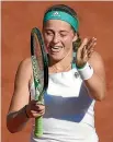  ??  ?? Jelena Ostapenko is quickly making a name for herself.