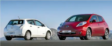  ??  ?? A tale of two Leafs: Kiwi study has identified a potential issue with battery degradatio­n in newer 30kWh models.