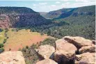  ?? JIM THOMPSON/JOURNAL ?? Canyon Largo is part of the Sabinoso Wilderness, east of Las Vegas in San Miguel County in northeaste­rn New Mexico.