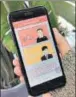  ??  ?? Trial process informatio­n is seen on a mobile court Wechat app on a mobile phone in Shanghai.
AFP