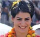  ??  ?? Priyanka Gandhi